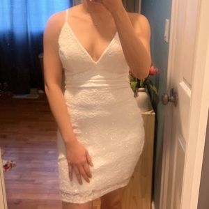 White dress brand new. For sale ca not my style